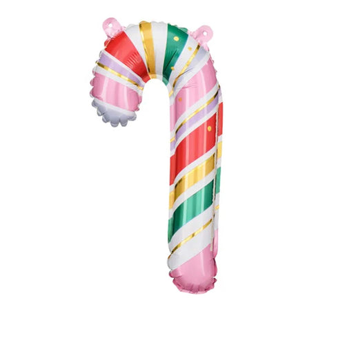 Mini Colorful Candy Cane Foil Balloon | 14 INCH