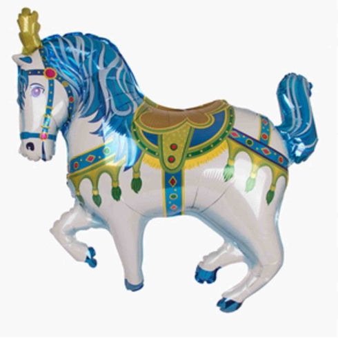 Carnival Horse Balloon | Blue | 39 INCH
