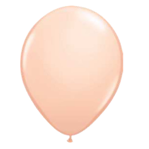 Chalk Orange Custom Layered Latex Balloons