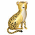 Cute Cheetah Safari Foil Balloons | 30 INCH