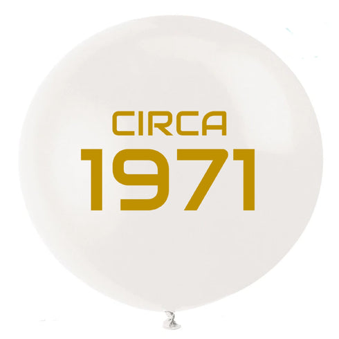 Circa 1971 Custom Latex Balloons