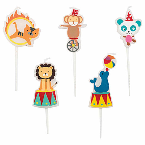 Circus Birthday Candles | Set of 5