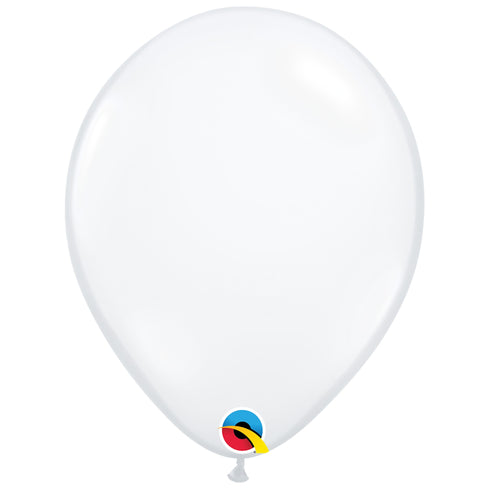Clear Diamond | 16 Inch | Qualatex Latex Balloons | Package 6