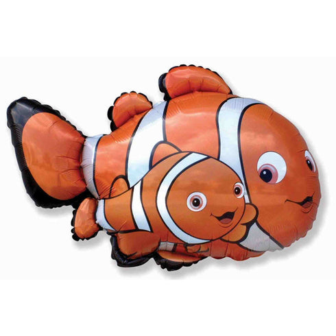 Orange Clownfish Balloon | 27 INCH