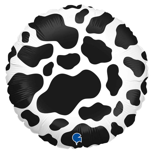 Moo Moo Cow Print Foil Balloons | 18 INCH