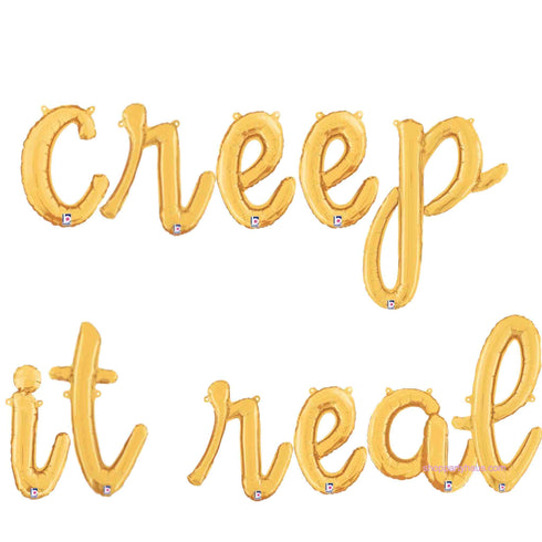 Creep It Real Halloween Balloon Banner Kit