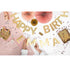 Gold Paper Alphabet Letter Banner Kit | 63 piece | Small 5.5 Inch