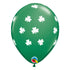 Lucky Shamrock Green Latex Balloons | 11 Inch | Package 6