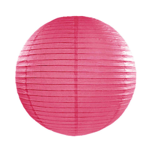 Fuchsia Pink Paper Lantern Decorations | 14 Inch