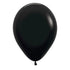 Deluxe Black | 18 Inch | Sempertex (Betallatex) Latex Balloons | Package 6