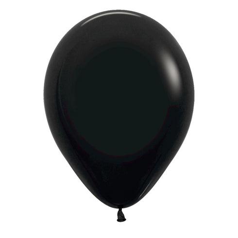 Deluxe Black | 5 Inch | Sempertex (Betallatex) Latex Balloons | Package 10