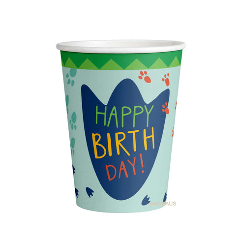 Dinosaur Paper Cups | Set of 8