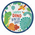 Large Dinosaur Party Paper Plates | Set 8
