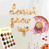 Donut Grow Up Script Letter Balloon Kit l Silver l Gold l Rose Gold