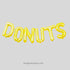 Donuts Balloon Banner Kit | Silver | Gold | Rose Gold | Pink | Blue