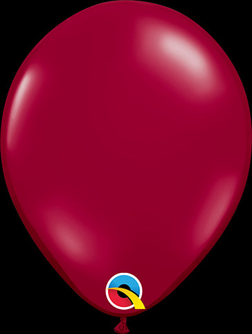 Sparkling Burgundy Latex Balloons | 16 INCH (40cm) | Package 6