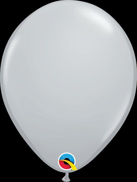 Gray Latex Balloons Qualatex | 16 INCH (40cm) | Package 6