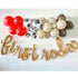 First Rodeo Letter Balloon Banners | Gold | Rose Gold | Silver