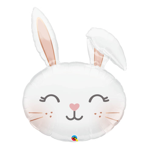 Smiley Floppy Eared Bunny Rabbit Head Balloons | Foil | 37 Inch
