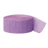 French Violet Purple Crepe Paper Party Streamers | 81'