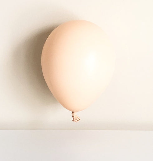 Matte Blush Nude Round Latex Balloons