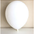 Chalk White Round Latex Balloons