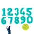 Teal Blue Number 5 Balloons | 40 INCH