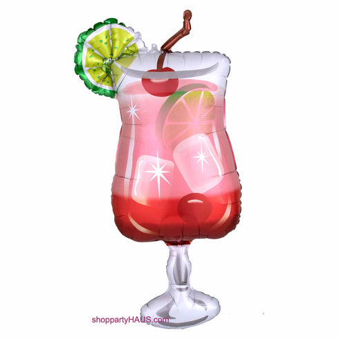 Gin Fizz Cocktail Drink Balloons | 37 Inch