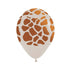 Giraffe Animal Print Latex Balloons | 6 INCH or 12 INCH | Package 6