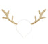 Reindeer Glitter Gold Party Headbands