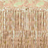Gold Curtain Foil Metallic Fringe | 3' x 8'