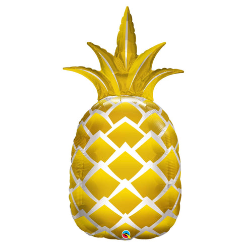 Gold Pineapple Balloons | 44 INCH