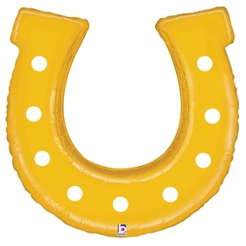 Gold Horseshoe Foil Balloon | 42 INCH