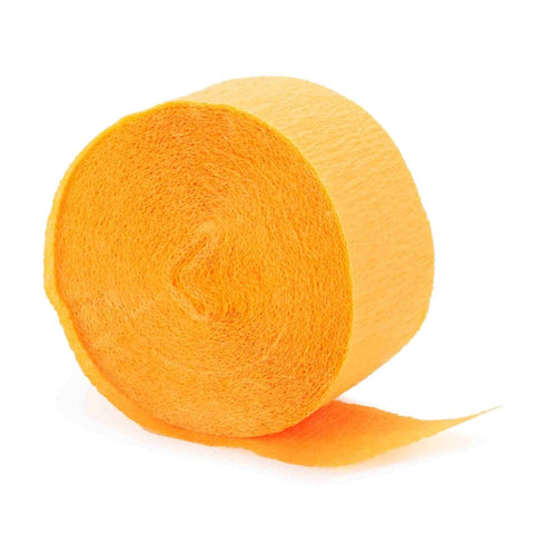 Goldenrod Crepe Paper Party Streamers | 81'