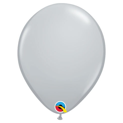 Gray Latex Balloons Qualatex | 11 INCH (28cm) | Package 10