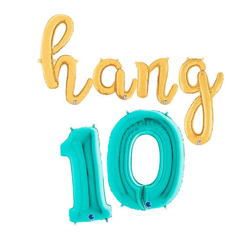 Hang 10 Balloon Banner Kit