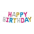 HAPPY BIRTHDAY Balloon Kit | Silver | Gold | Pink | Rose Gold | Blue