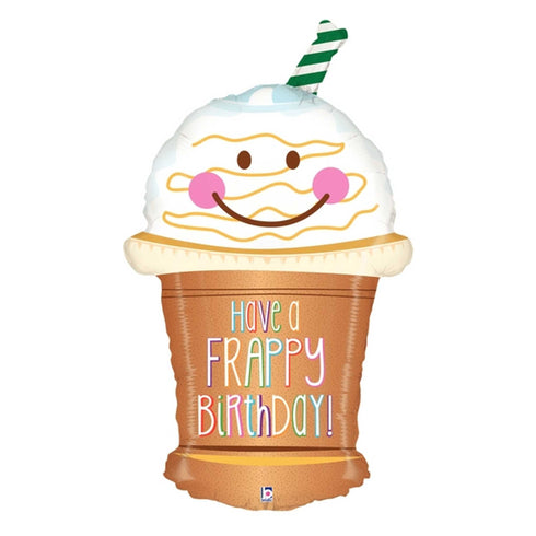 Happy Frappy Birthday Balloon | 32 Inch