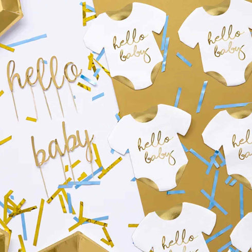Baby Shower Hello Baby Romper Paper Napkins | Set 20