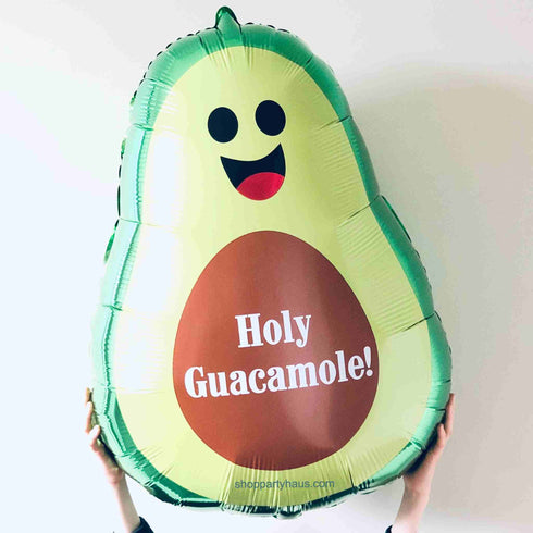 Avocado Foil Balloon | Holy Guacamole | 27 Inch