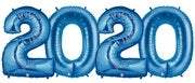 2020 Blue Number Balloons in 13.5 IN 26 IN or 40 IN