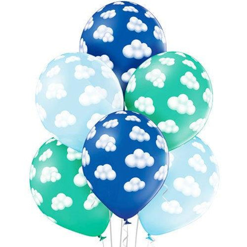 Blue Cloud Balloons | 11 INCH | Package 6