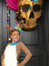 Gold Skull Foil Balloon | 36 INCH