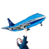 Jumbo Jet Airplane Foil Balloon | 40 INCH | Blue | Red