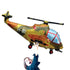 Helicopter Foil Balloons | Camouflage | Green | Red | Blue | 38 INCH