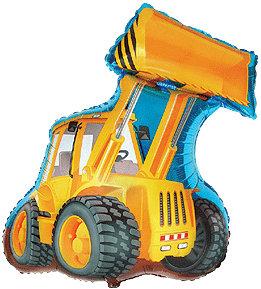 Yellow Construction Loader Balloon | 32 Inch