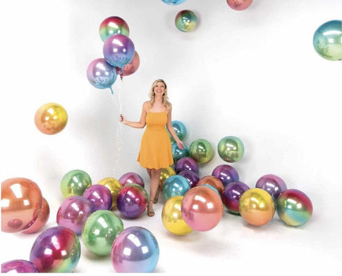 Ombre Round Orbz Balloons | 16 INCH