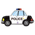 Police Car Balloon | 34 INCH