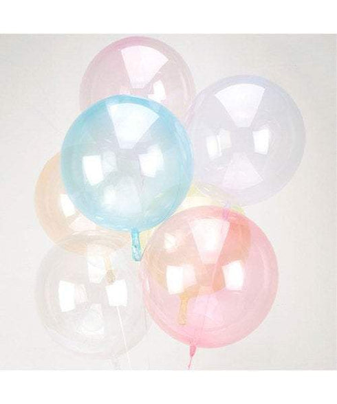 Blue Crystal Clearz Orbz Balloons | 20 INCH