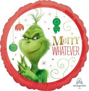 Grinch "Merry Whatever" Foil Balloon 18 IN (46cm)